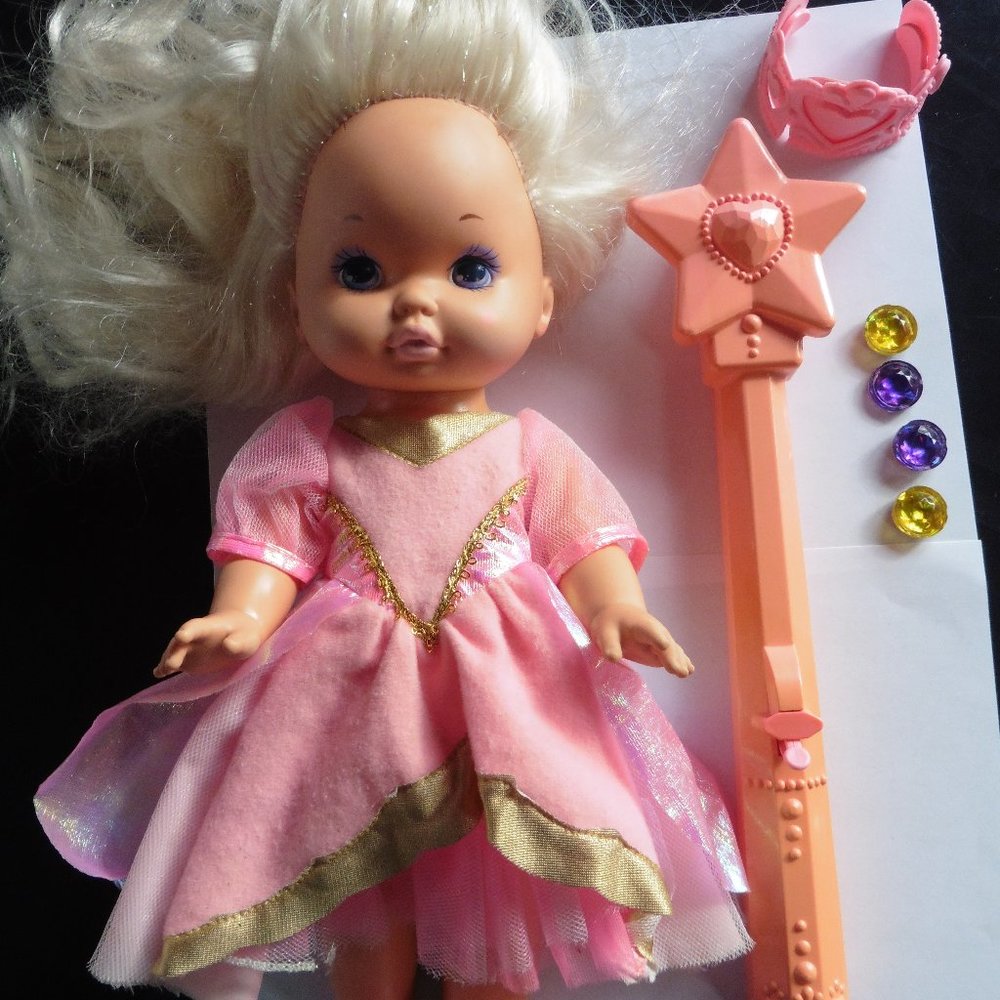 Mattel Vintage Little Miss Magic Jewels Doll With Wand (Read Description):